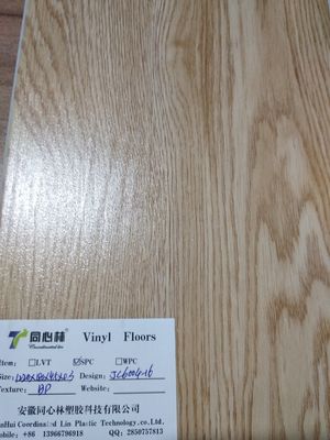 Żaroodporne SPC Podłogi winylowe Coordinated Lin, Office Grey Vinyl Plank Flooring