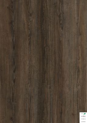 Mildew LVT Vinyl Flooring, Dark Wood Vinyl Plank Flooring PVC Material