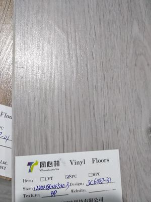 OEM SPC Vinyl Flooring, Rigid Core Vinyl Plank o grubości 4,5 mm / 5,0 mm